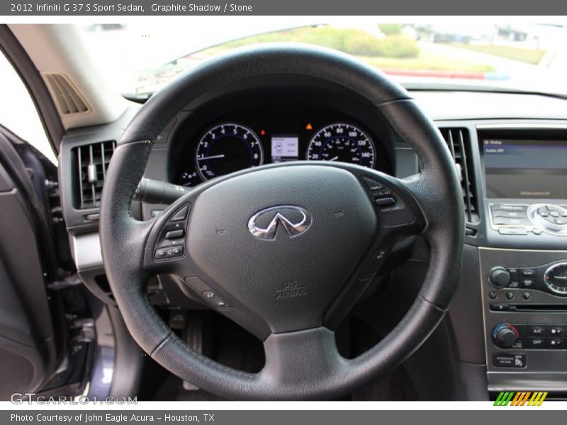 Graphite Shadow / Stone 2012 Infiniti G 37 S Sport Sedan