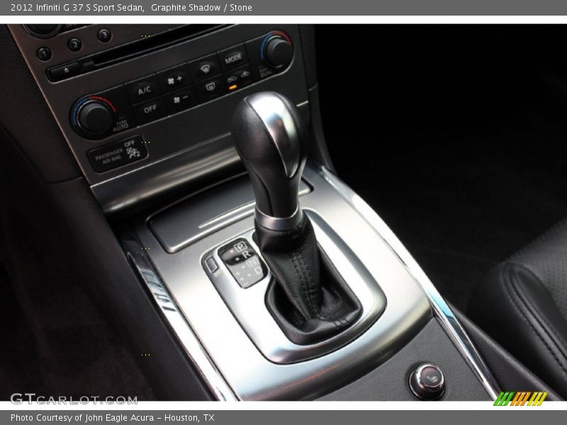 Graphite Shadow / Stone 2012 Infiniti G 37 S Sport Sedan