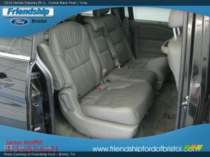 Crystal Black Pearl / Gray 2010 Honda Odyssey EX-L