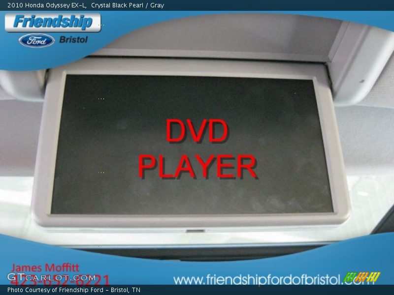 Crystal Black Pearl / Gray 2010 Honda Odyssey EX-L