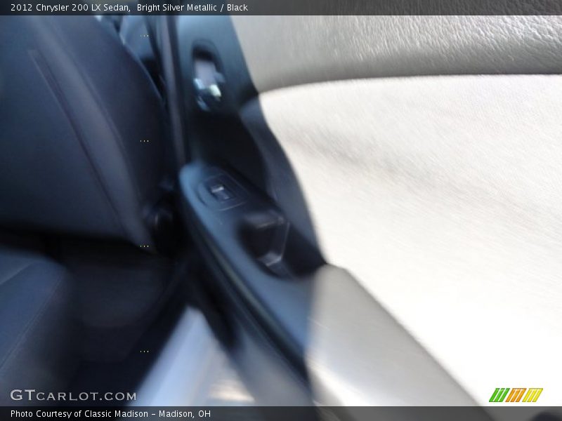 Bright Silver Metallic / Black 2012 Chrysler 200 LX Sedan