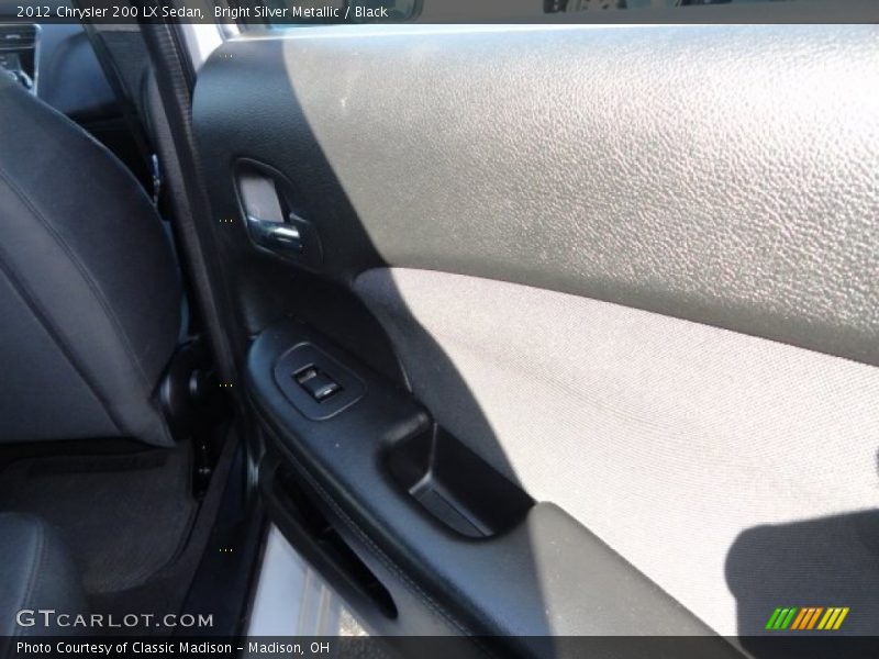 Bright Silver Metallic / Black 2012 Chrysler 200 LX Sedan