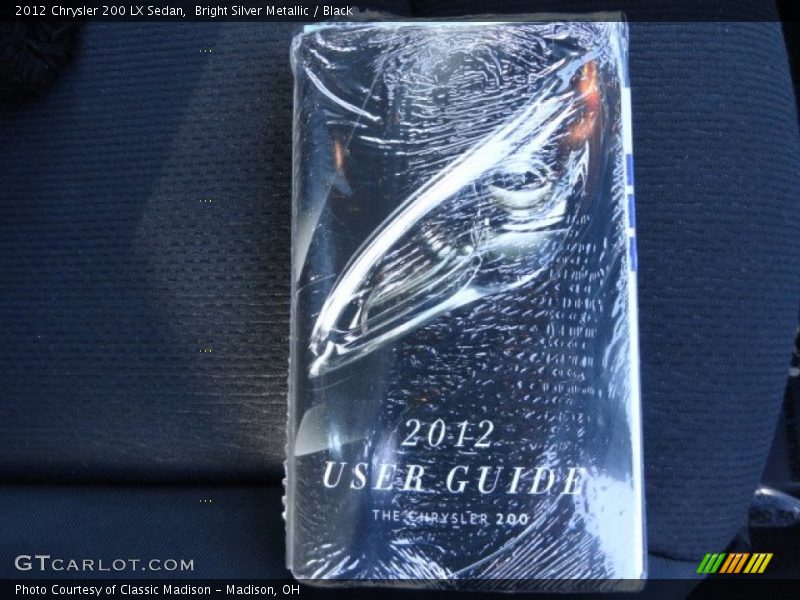 Bright Silver Metallic / Black 2012 Chrysler 200 LX Sedan