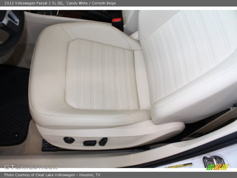 Candy White / Cornsilk Beige 2013 Volkswagen Passat 2.5L SEL