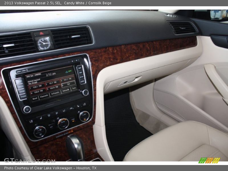 Candy White / Cornsilk Beige 2013 Volkswagen Passat 2.5L SEL