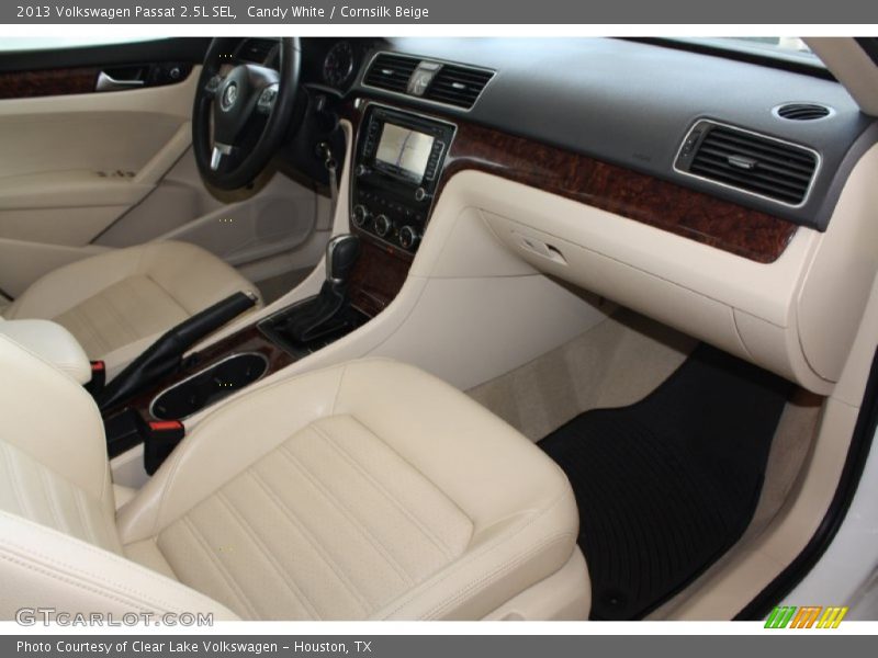 Candy White / Cornsilk Beige 2013 Volkswagen Passat 2.5L SEL
