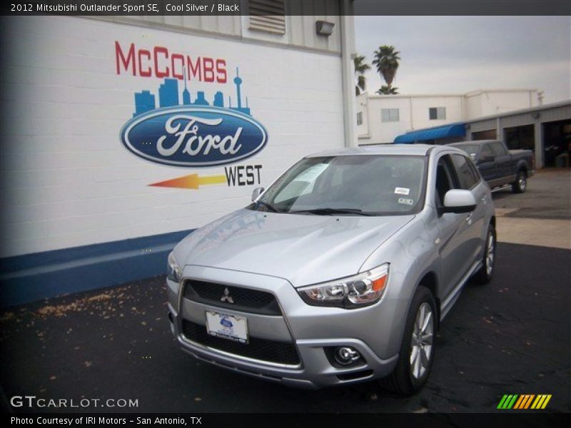 Cool Silver / Black 2012 Mitsubishi Outlander Sport SE