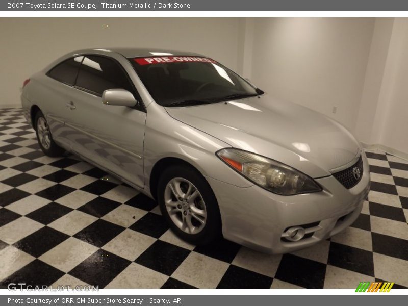 Titanium Metallic / Dark Stone 2007 Toyota Solara SE Coupe