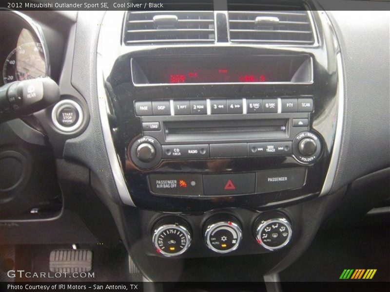 Cool Silver / Black 2012 Mitsubishi Outlander Sport SE