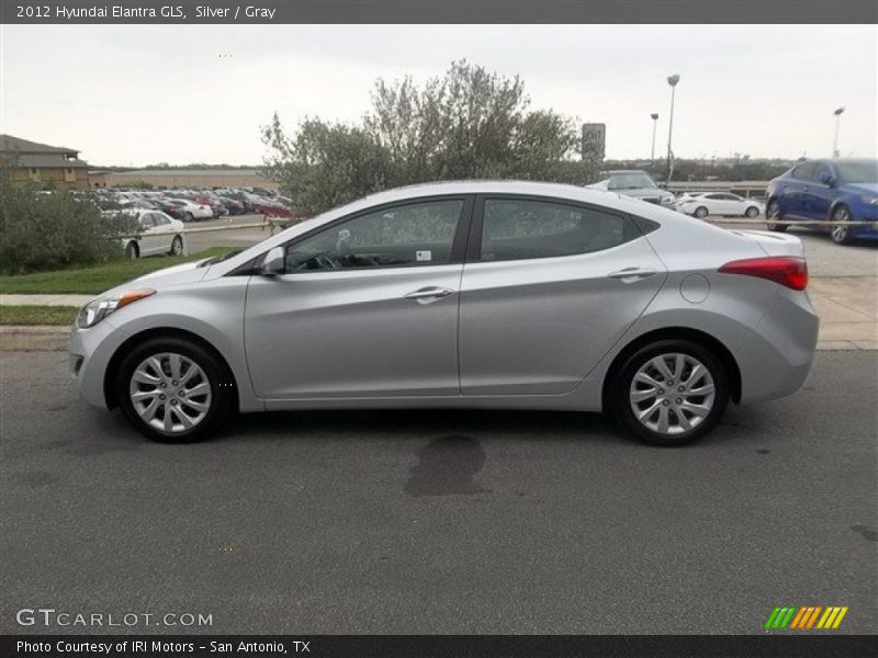 Silver / Gray 2012 Hyundai Elantra GLS