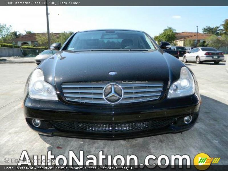 Black / Black 2006 Mercedes-Benz CLS 500