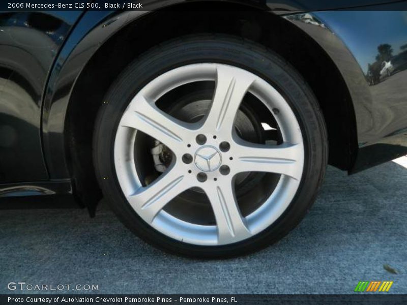 Black / Black 2006 Mercedes-Benz CLS 500