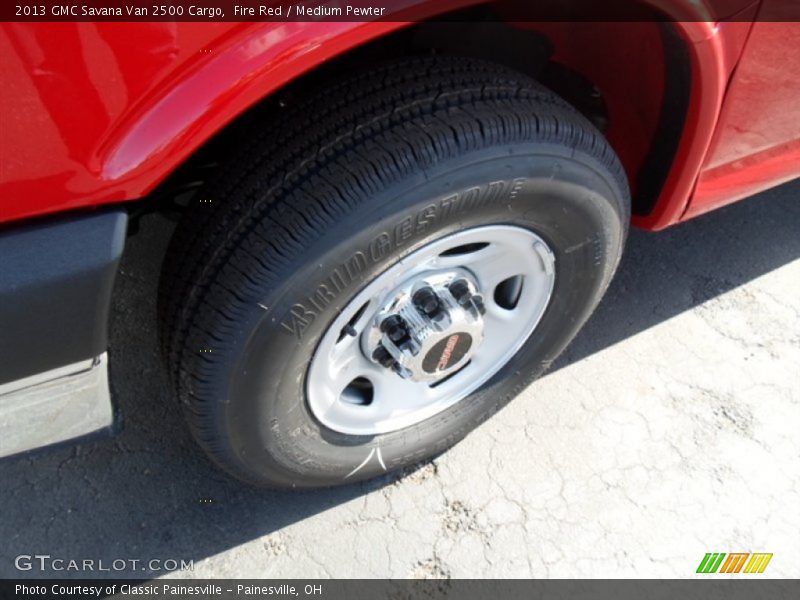 Fire Red / Medium Pewter 2013 GMC Savana Van 2500 Cargo
