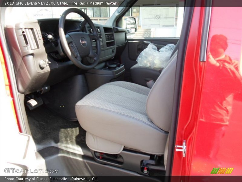 Fire Red / Medium Pewter 2013 GMC Savana Van 2500 Cargo