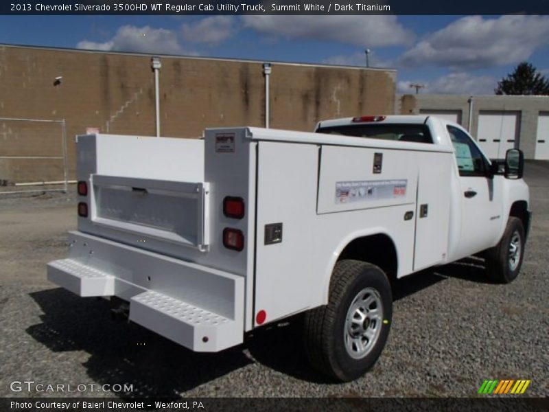 Summit White / Dark Titanium 2013 Chevrolet Silverado 3500HD WT Regular Cab Utility Truck