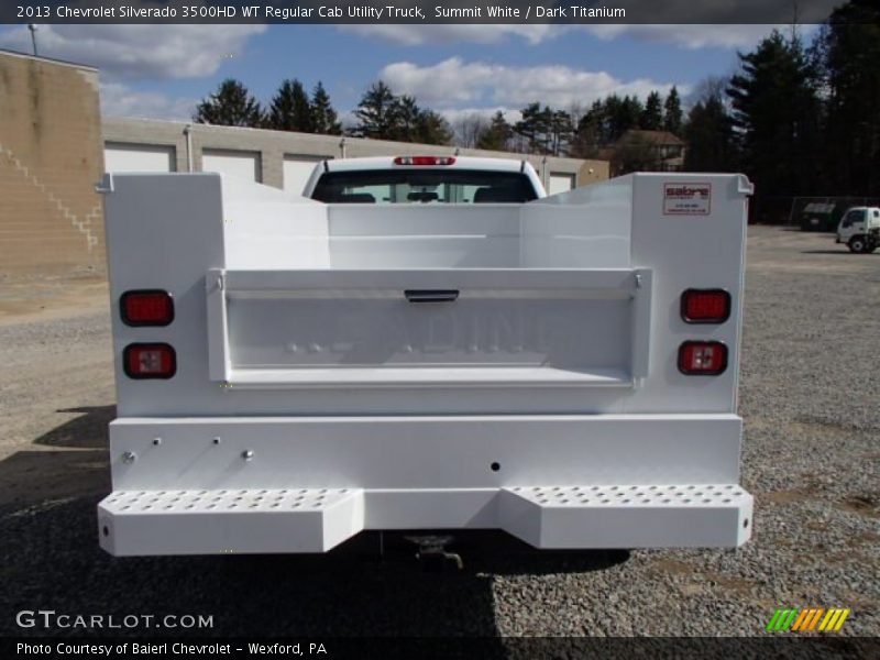 Summit White / Dark Titanium 2013 Chevrolet Silverado 3500HD WT Regular Cab Utility Truck