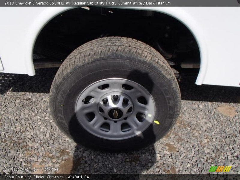 Summit White / Dark Titanium 2013 Chevrolet Silverado 3500HD WT Regular Cab Utility Truck