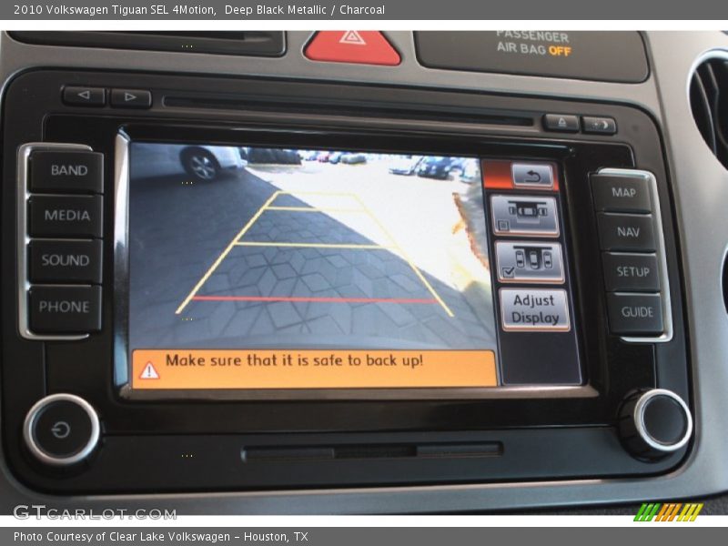 Deep Black Metallic / Charcoal 2010 Volkswagen Tiguan SEL 4Motion