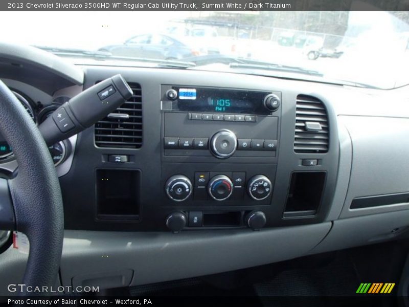 Summit White / Dark Titanium 2013 Chevrolet Silverado 3500HD WT Regular Cab Utility Truck