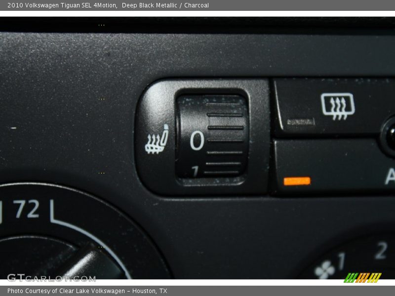 Deep Black Metallic / Charcoal 2010 Volkswagen Tiguan SEL 4Motion