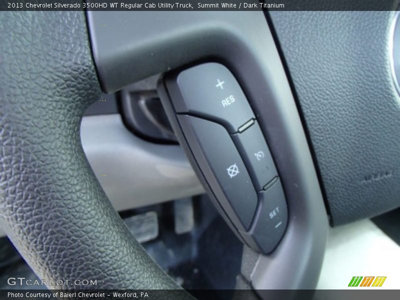 Summit White / Dark Titanium 2013 Chevrolet Silverado 3500HD WT Regular Cab Utility Truck