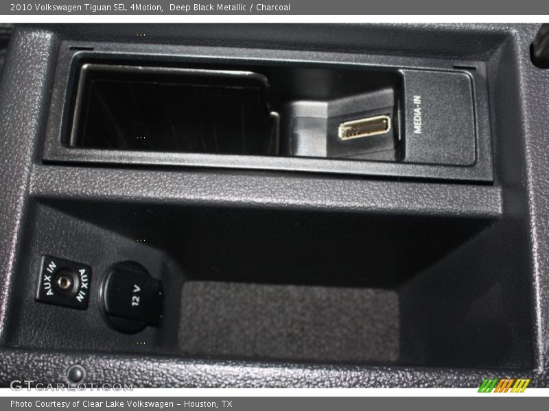 Deep Black Metallic / Charcoal 2010 Volkswagen Tiguan SEL 4Motion