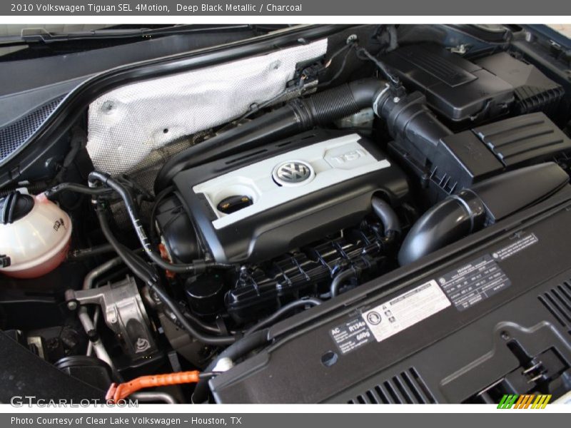 Deep Black Metallic / Charcoal 2010 Volkswagen Tiguan SEL 4Motion