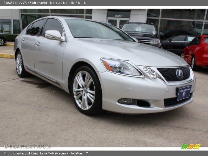 Mercury Metallic / Black 2008 Lexus GS 450h Hybrid