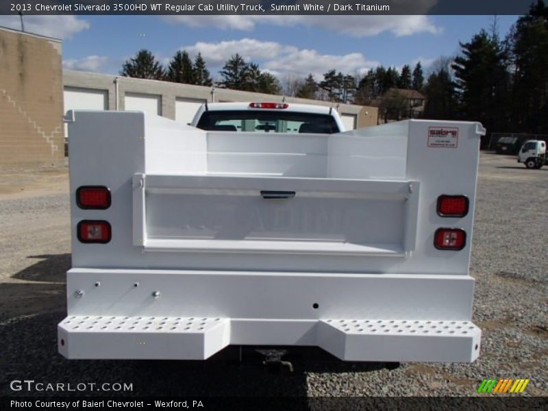 Summit White / Dark Titanium 2013 Chevrolet Silverado 3500HD WT Regular Cab Utility Truck