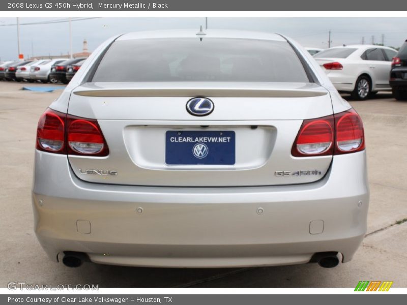 Mercury Metallic / Black 2008 Lexus GS 450h Hybrid
