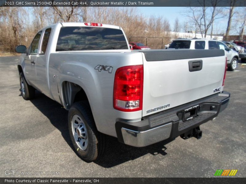 Quicksilver Metallic / Dark Titanium 2013 GMC Sierra 2500HD Extended Cab 4x4