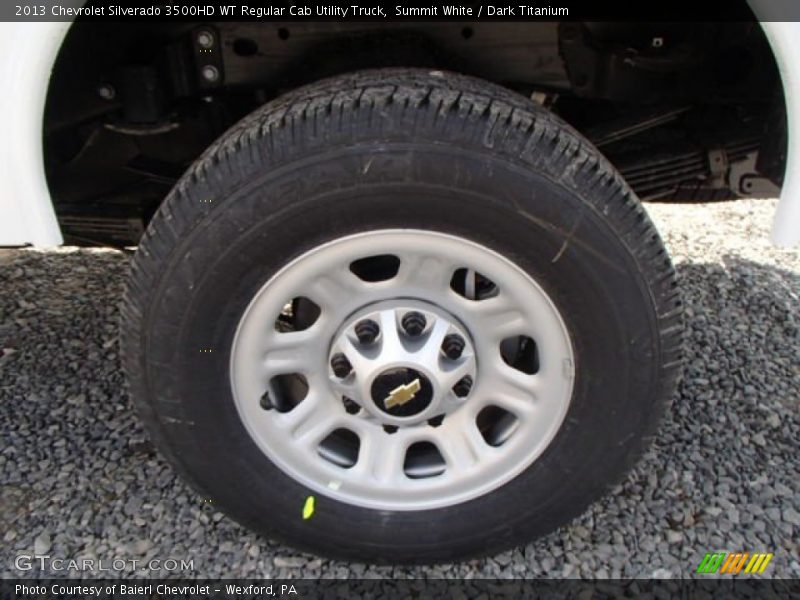 Summit White / Dark Titanium 2013 Chevrolet Silverado 3500HD WT Regular Cab Utility Truck