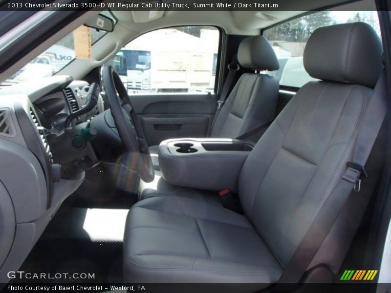 Summit White / Dark Titanium 2013 Chevrolet Silverado 3500HD WT Regular Cab Utility Truck