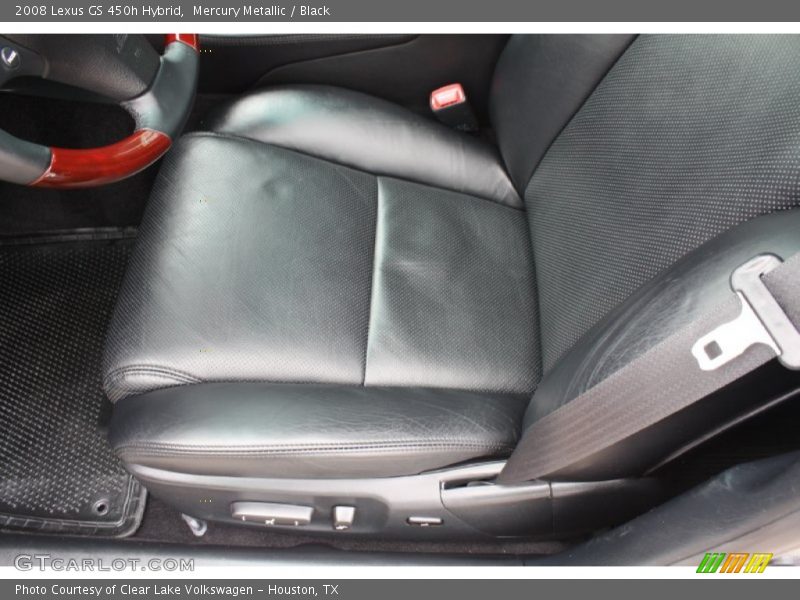 Mercury Metallic / Black 2008 Lexus GS 450h Hybrid