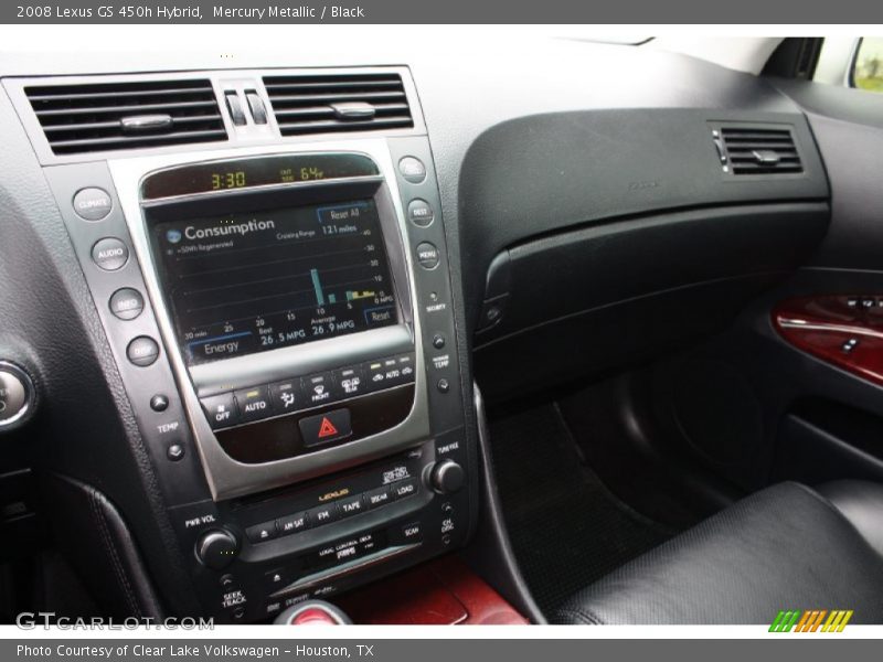 Mercury Metallic / Black 2008 Lexus GS 450h Hybrid