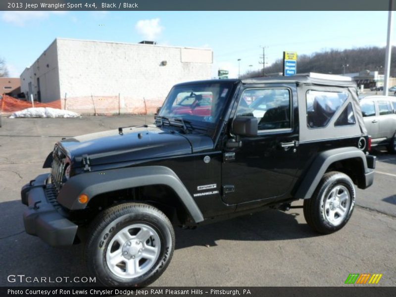 Black / Black 2013 Jeep Wrangler Sport 4x4
