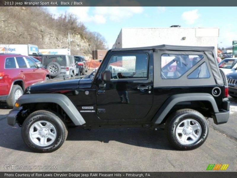 Black / Black 2013 Jeep Wrangler Sport 4x4