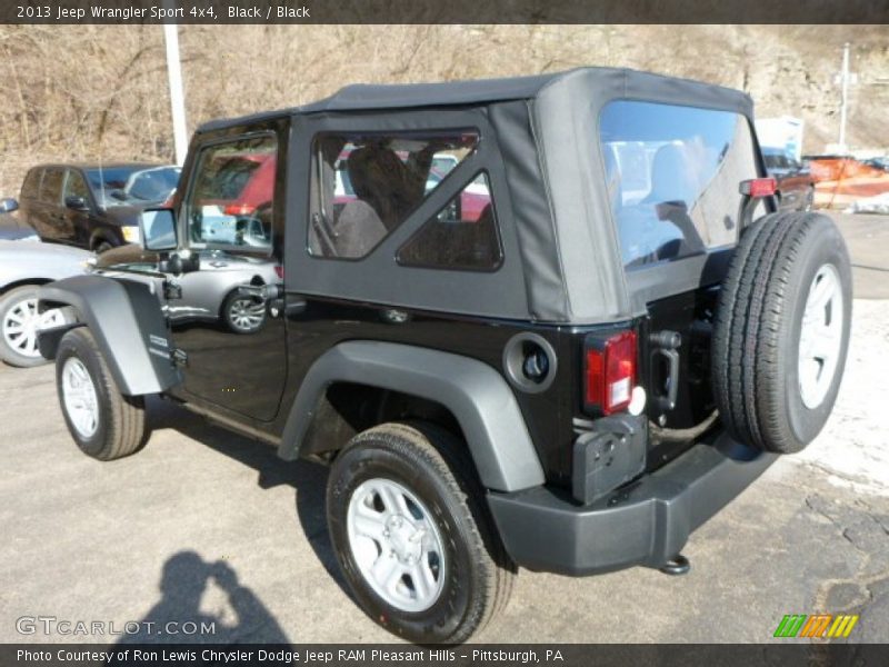 Black / Black 2013 Jeep Wrangler Sport 4x4