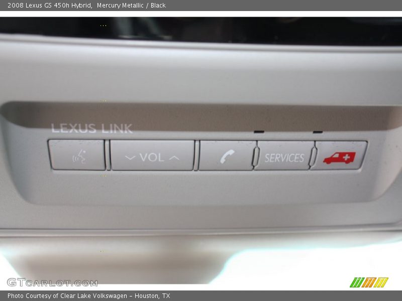 Mercury Metallic / Black 2008 Lexus GS 450h Hybrid