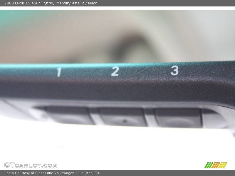 Mercury Metallic / Black 2008 Lexus GS 450h Hybrid