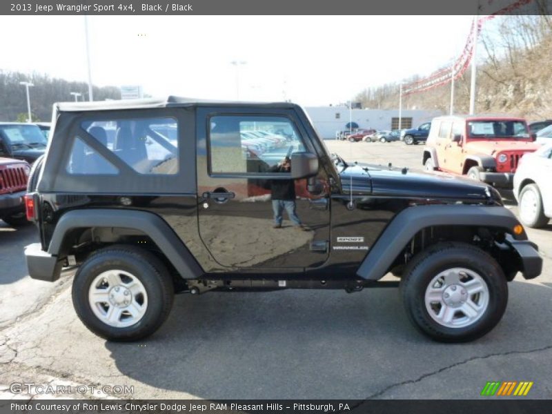 Black / Black 2013 Jeep Wrangler Sport 4x4