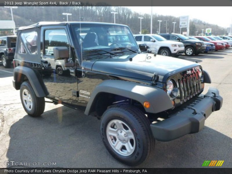 Black / Black 2013 Jeep Wrangler Sport 4x4