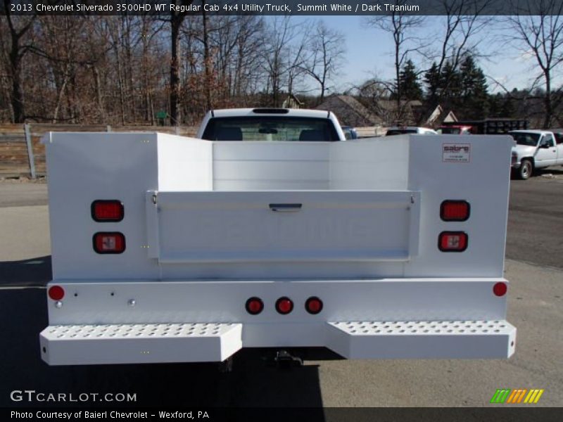 Summit White / Dark Titanium 2013 Chevrolet Silverado 3500HD WT Regular Cab 4x4 Utility Truck