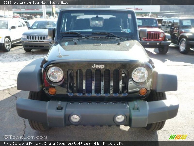 Black / Black 2013 Jeep Wrangler Sport 4x4