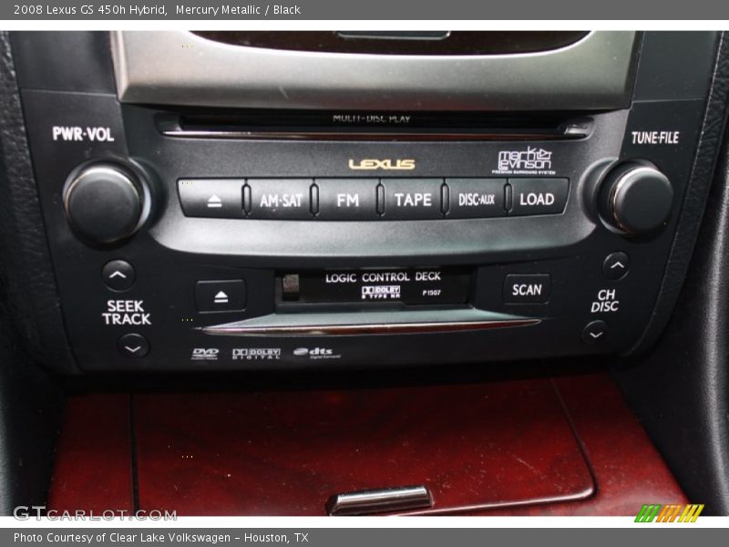 Mercury Metallic / Black 2008 Lexus GS 450h Hybrid