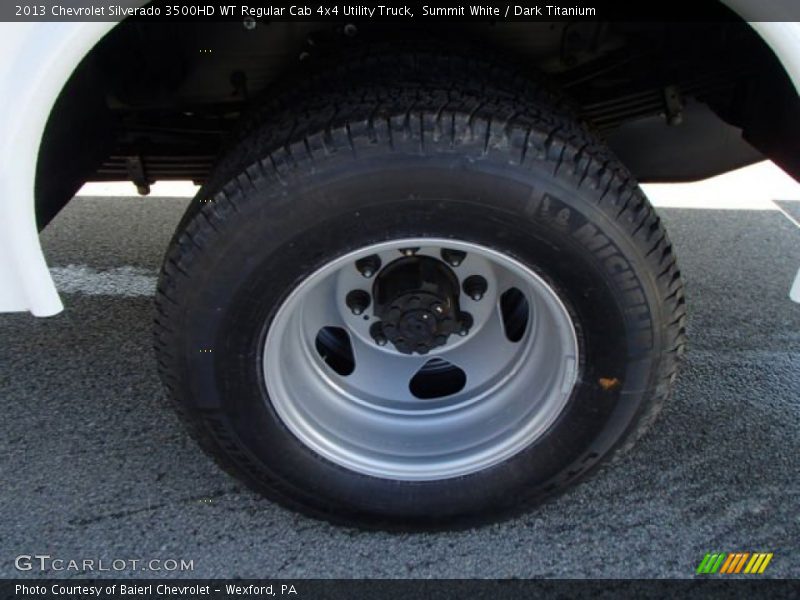 Summit White / Dark Titanium 2013 Chevrolet Silverado 3500HD WT Regular Cab 4x4 Utility Truck