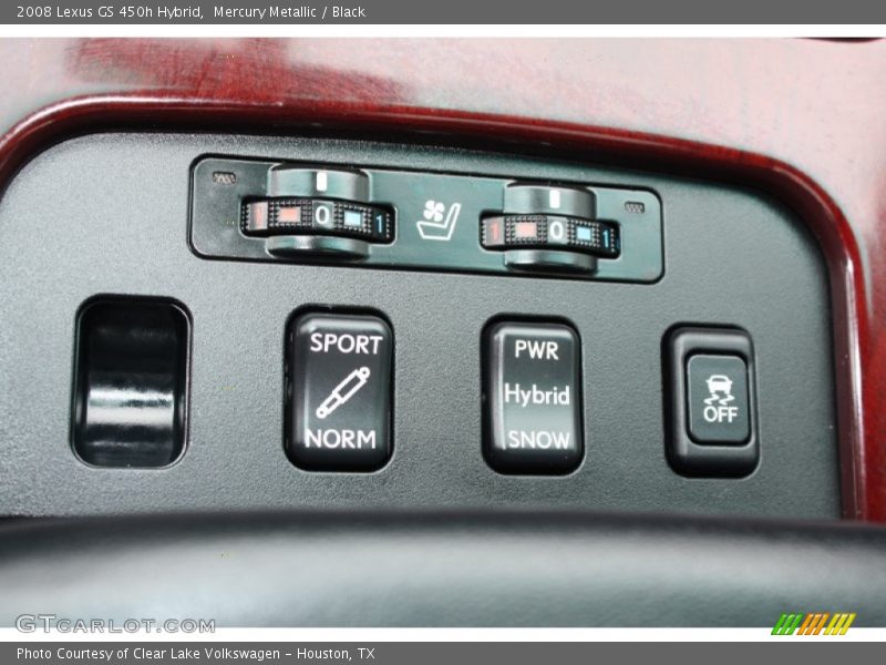 Mercury Metallic / Black 2008 Lexus GS 450h Hybrid