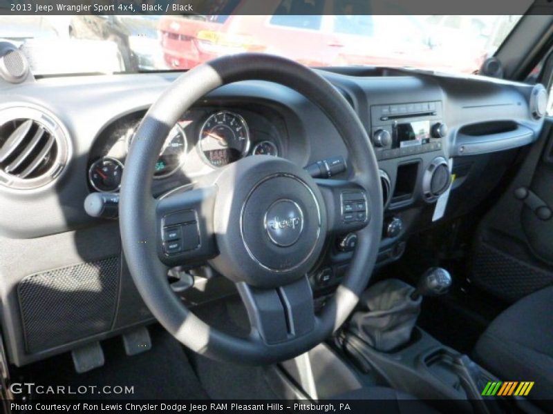 Black / Black 2013 Jeep Wrangler Sport 4x4