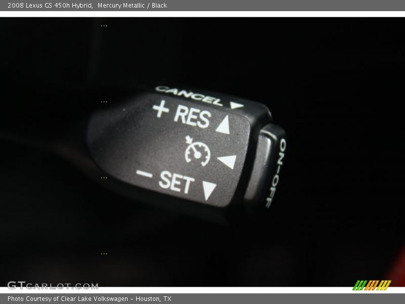 Mercury Metallic / Black 2008 Lexus GS 450h Hybrid