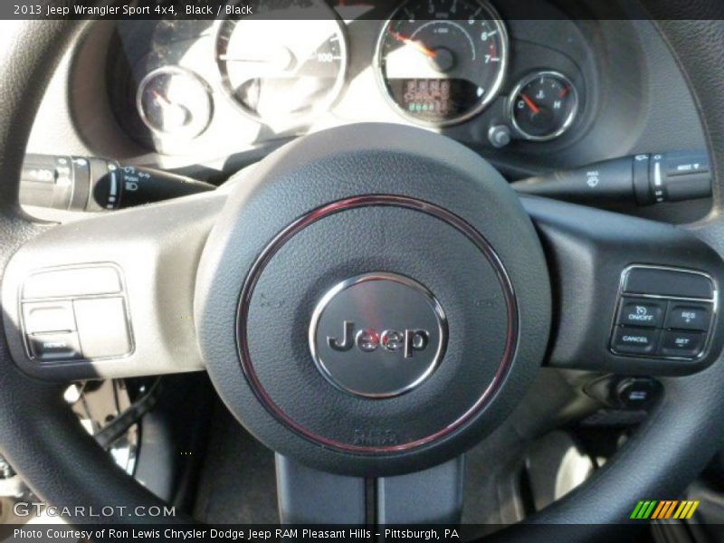 Black / Black 2013 Jeep Wrangler Sport 4x4